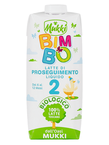 Mukki Bimbo 2 - Latte di proseguimento liquido 500 ml - 12 confezioni