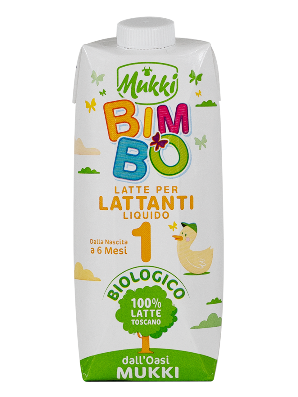 Mukki Bimbo 1 - Latte per lattanti liquido 500 ml - 12 confezioni