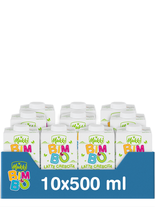 Mukki Bimbo Latte di Crescita 500 ml  - 10 confezioni