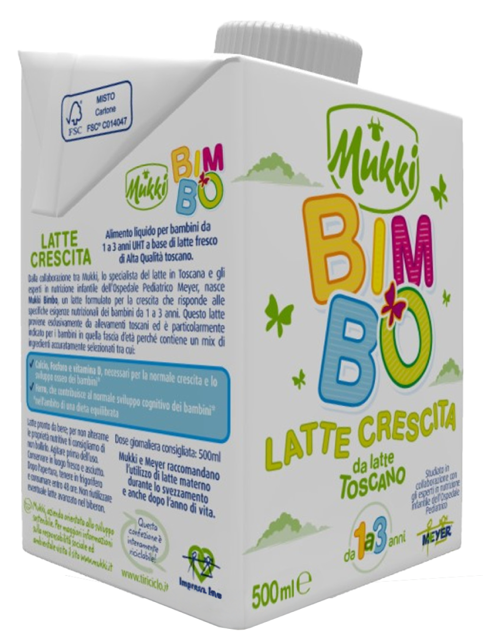 Mukki Bimbo Latte di Crescita 500 ml  - 10 confezioni