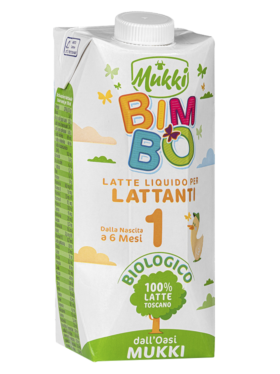 Mukki Bimbo 1 - Latte per lattanti liquido 500 ml - 12 confezioni