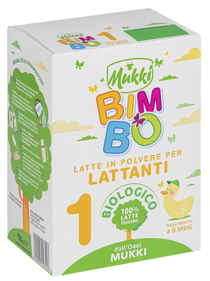 Mukki Bimbo 1 - Latte per lattanti in polvere - Confezione da 700 g