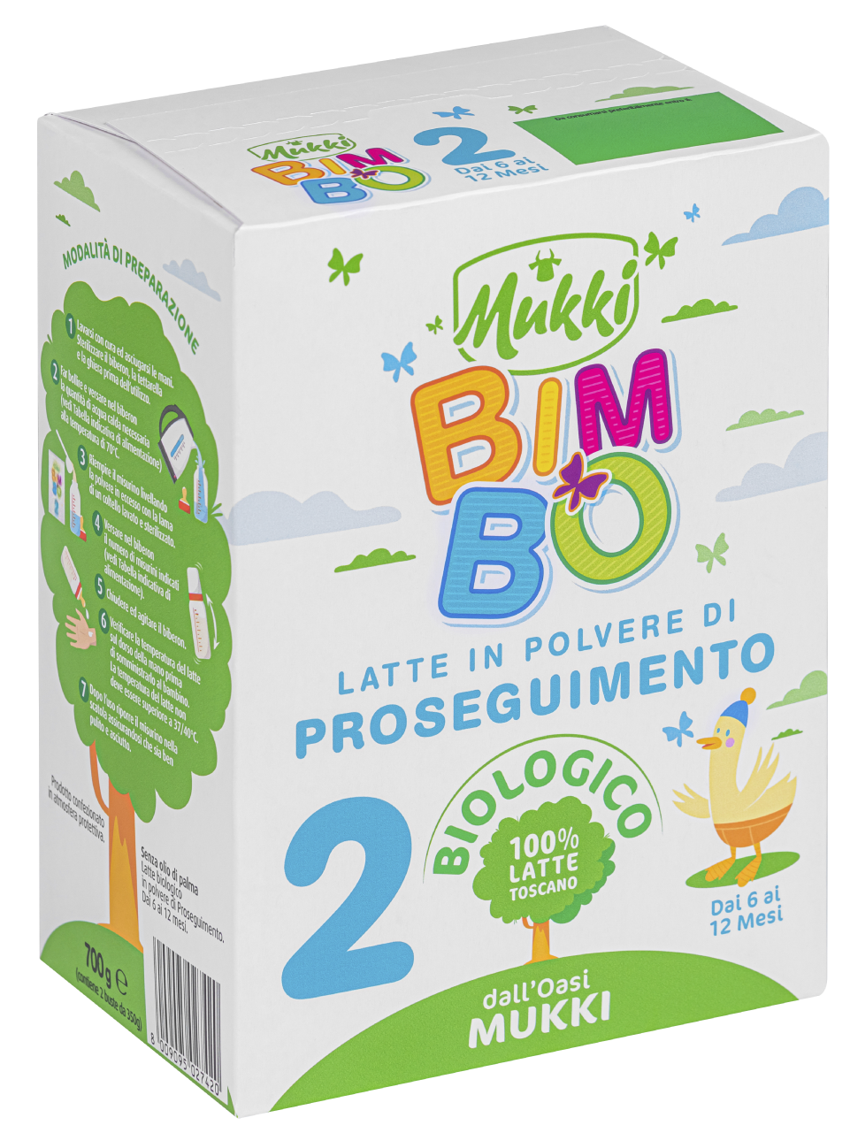 Mukki Bimbo 2 - Latte di proseguimento in polvere - Confezione da 700 g