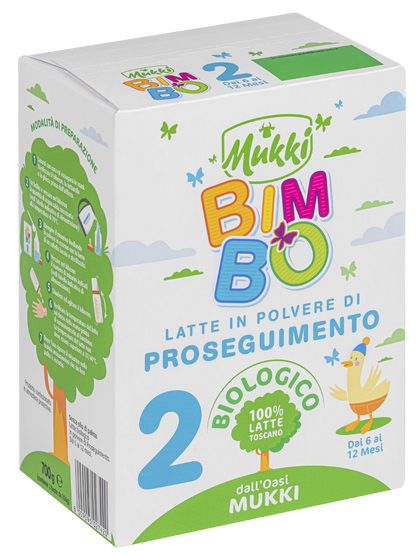 Mukki Bimbo 2 - Latte di proseguimento in polvere - Confezione da 700 g